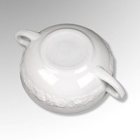 Set of 4 Anchor Hocking Vitrock Glass Cream Soup Bowl, Depression Glass