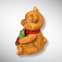 Ceramic Vintage Teddy Bear Music Box