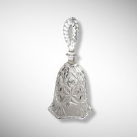 Vintage Echt Bleikristall Lead Crystal Bell Made by Hofbauer of Germany
