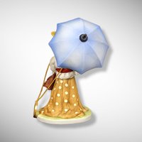 Reco The McClellands 'Dressing Up' Woman with Umbrella Figurine