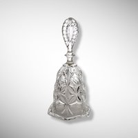 Vintage Echt Bleikristall Lead Crystal Bell Made by Hofbauer of Germany