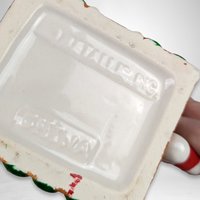 Vintage Ceramic Gingerbread House Teapot