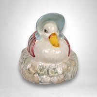 Vintage 1989 Royal Albert Jemima Puddle-Duck Figurine, Beatrix Potter, 2.25" Tall, Excellent Condition, No Box