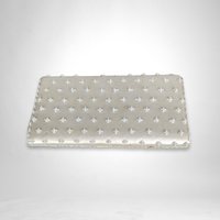 Vintage White Beaded Clutch