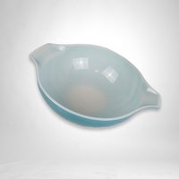Vintage Pyrex Butterprint Turquoise Mixing Bowl | 4 Quart | 444 | 1957-1968 | Kitchenware | Baking | Collector's Item