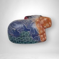 Unique Elephant Trinket Box | Hand Carved Stone | Jewelry Box |  African Art | Vintage Gift