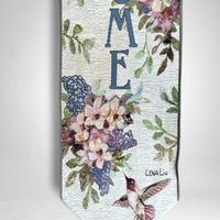 Lena Liu Welcome Tapestry: Floral Elegance for Your Space