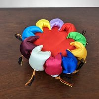 Asian Pin Cushion: Adorned by 10 Delightful Figures