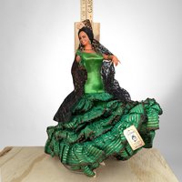 Vintage 12" Marin Flamenco Dancing Couple Figurines