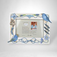 Vintage Marjolein Bastin Bluebird 4x6 Picture Frame: A Charming Accent for Your Memories