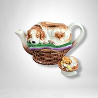 Noritake Decorative Small Teapot with Dogs