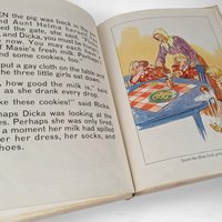 1968 Flicka, Ricka, Dicka and the Dotted Dress - Vintage Children's Book