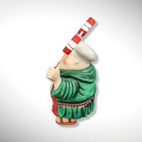 1990s Dept. 56 Merrymaker Peter the Peppermint Maker" Figurine