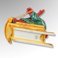 1990s Dept. 56 Merrymaker 'Solomon the Sledder' Figurine - Vintage Holiday Collectible