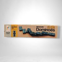 1970 Milton Bradley Dragon Double Six Dominos