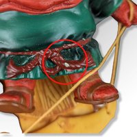 1990s Dept. 56 Merrymaker 'Solomon the Sledder' Figurine - Vintage Holiday Collectible