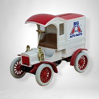 Vintage ERTL Big Auto Parts Replica 1905 Delivery Car Die Cast Bank