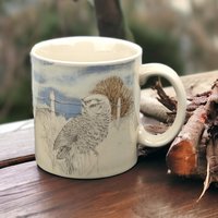 Vintage Otagiri Owl Mug | Ceramic Coffee Mug | 3 3/4" Tall | Excellent Condition | Collectible Otagiri | Bird Lover Gift
