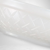 White Glass Hen on Nest Trinket Dish