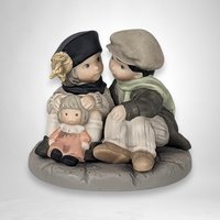 1998 Enesco Bahner 'You Mean The World To Me' Figurine - Heartfelt Expression of Love