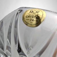 Pair of Royal Crystal Rock Tapered Candle Holders - Elegant Table Centerpieces