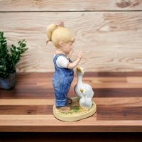 1980s Homco Denim Days Ceramic Figurine: Your Choice of Nostalgic Collectibles