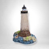 1998 Harbour Lights Cockspur Island Lighthouse Figurine | 5 3/4" Tall | Hand-Painted | With Box | Nautical Decor
