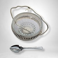 The Windsor Range Mayfair Jam Dish with Spoon: Elegant Tableware for a Touch of Sophistication