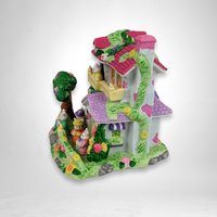 Ceramic Easter Village Light Up House - Charming Holiday Decor