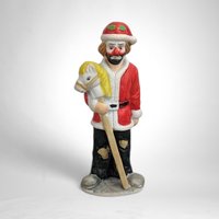 Charming Set of 7 Vintage Emmett Kelly Jr Hobo Clown Figurine/Christmas Ornaments