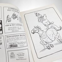 1975 57th Minneapolis Shrine Circus Program and Coloring Book: Vintage Collectibles