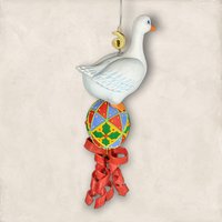 Vintage Dept. 56 12 Days of Christmas 6 Geese a Laying Ornament: Holiday Collectible