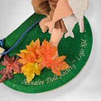 Vintage 1995 Annalee Doll Society Logo Kid "Going Fishing", 11" Figurine, Collectible Doll, No Box