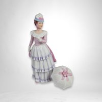 Vintage Homco Victorian Lady Figurine 1431 – Elegant Collectible Home Decor