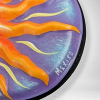 Hand Painted Sun and Moon Celestial Ceramic Box with Lid