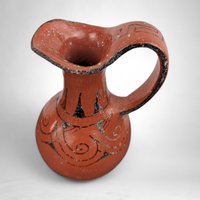 Vintage Native American Handmade Pottery Pitcher/Vase - Cultural Artistry and Heritage