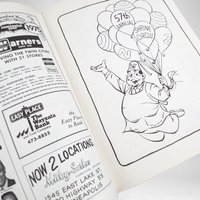 1975 57th Minneapolis Shrine Circus Program and Coloring Book: Vintage Collectibles