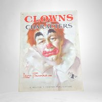 1960 "How to Paint Clowns & Characters" Walter T. Foster Book | Vintage Art Guide