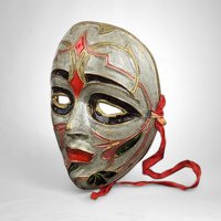 Collectible Indian Brass Mask | Vintage Wall Art | Unusual Home Decor