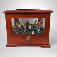 Vintage Mr. Christmas Animated Music Box - Nostalgic Holiday Melodies
