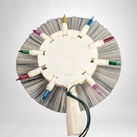Vintage Fiber Optic Tree Topper: Twinkling Holiday Elegance