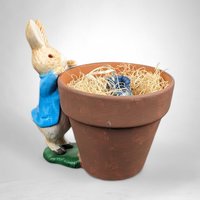 Vintage Teleflora Beatrix Potter Peter Rabbit Planter