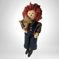 Vintage 25" Country Creations by Donna Andy Doll - Handcrafted Collectible