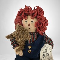 Vintage 25" Country Creations by Donna Andy Doll - Handcrafted Collectible