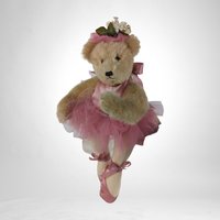 Handmade Vintage Tippy Toes Ballerina Bear by Deanna Brittsan |  Collectible Bear | Artist Bear |  Ballerina Bear |  OOAK Bear