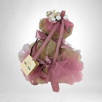 Handmade Vintage Tippy Toes Ballerina Bear by Deanna Brittsan |  Collectible Bear | Artist Bear |  Ballerina Bear |  OOAK Bear