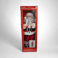 Telco Motionettes of Christmas 33" Animated Santa Display - Bring Holiday Magic to Life with Santa's Motion