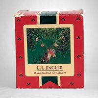 Charming 1980s Hallmark Li'l Jingler Ornament - A Nostalgic Holiday Keepsake