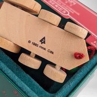 1985 Hallmark Wooden Train Ornament: Vintage Holiday Express