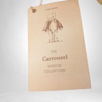 Carousel Vintage Professor Bear with Glasses, Signed Collectible